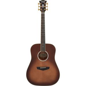 D'Angelico Excel Lexington Dreadnought E Autumn Burst elektrisch-akoestische westerngitaar met gigbag