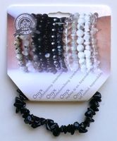 Splitarmband onyx