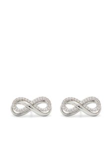 Swarovski boucles d'oreilles Hyperbola - Blanc