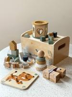 Multifunctionele box van FSC 100%-hout groen