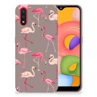 Samsung Galaxy A01 | TPU Hoesje | Flamingo