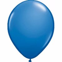 Zak met 25 metallic blauwe helium ballonnen