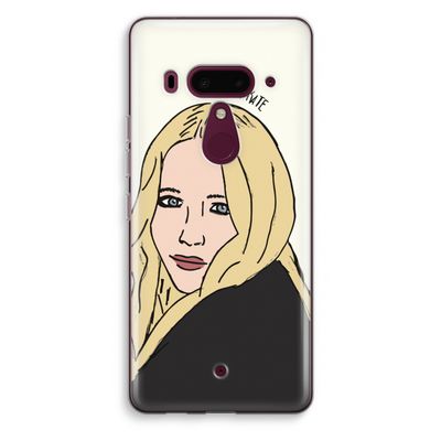 Mary Kate: HTC U12+ Transparant Hoesje