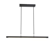 Masterlight Hanglamp eettafel - kantoor Real 3 100cm zwart 2975-81-S-P-DW