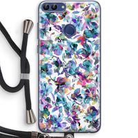 Hibiscus Flowers: Huawei P Smart (2018) Transparant Hoesje met koord