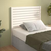Hoofdbord 96x4x100 cm massief grenenhout wit