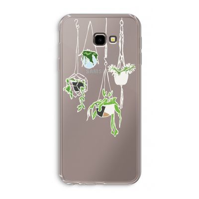 Hang In There: Samsung Galaxy J4 Plus Transparant Hoesje