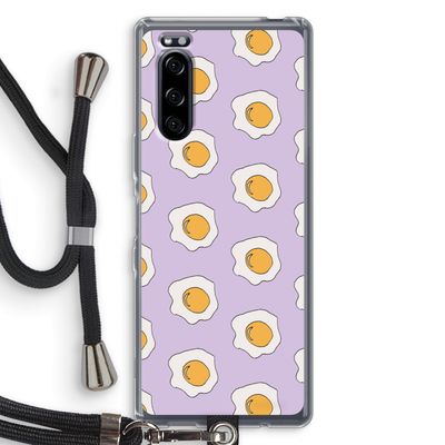 Bacon to my eggs #1: Sony Xperia 5 Transparant Hoesje met koord