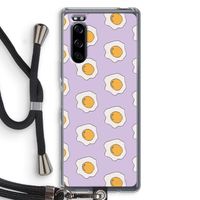 Bacon to my eggs #1: Sony Xperia 5 Transparant Hoesje met koord