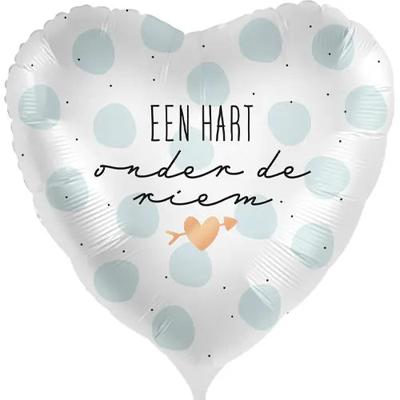 'Ballon 'Een hart onder de riem'' kopen? | FOR YOU GIFTS