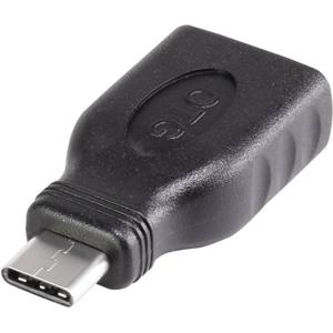 Renkforce USB 3.2 Gen 1 (USB 3.0) Adapter [1x USB-C stekker - 1x USB 3.2 Gen 1 bus A (USB 3.0)] Met OTG-functie, Vergulde steekcontacten