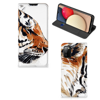 Bookcase Samsung Galaxy M02s | A02s Watercolor Tiger