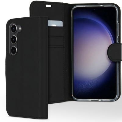 AccezzWallet Softcase Bookcase Samsung Galaxy S23 Telefoonhoesje Zwart