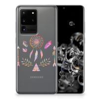 Samsung Galaxy S20 Ultra Telefoonhoesje met Naam Boho Dreamcatcher Samsung Galaxy S20 Ultra Telefoonhoesje met Naam Boho Dreamcatcher