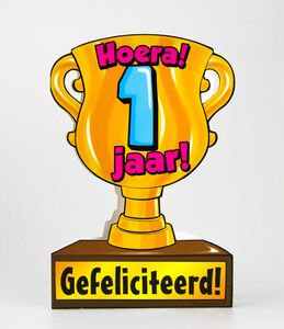 Trofee kaart - 1 jaar