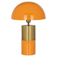 Richmond Tafellamp Twilla 45cm hoog - Oranje/Goud - thumbnail