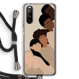 Sweet creatures: Sony Sony Xperia 10 III Transparant Hoesje met koord