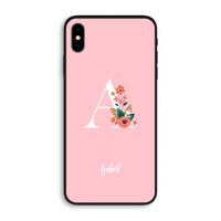 Pink Bouquet: iPhone XS Max Biologisch afbreekbaar hoesje
