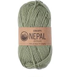 Drops Nepal Uni Colour 8918 Mosgroen