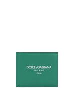 Dolce & Gabbana portefeuille en cuir à logo imprimé - Vert