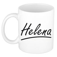 Helena voornaam kado beker / mok sierlijke letters - gepersonaliseerde mok met naam - Naam mokken