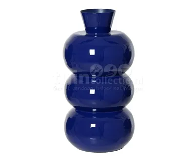 Vaas IJzer Blauw 33cm