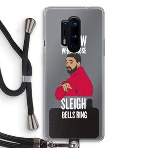 Sleigh Bells Ring: OnePlus 8 Pro Transparant Hoesje met koord