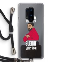 Sleigh Bells Ring: OnePlus 8 Pro Transparant Hoesje met koord