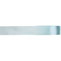 1x Lichtblauwe satijnlint rollen 1 cm x 25 meter cadeaulint verpakkingsmateriaal - Cadeaulinten