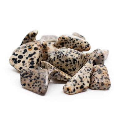 Trommelstenen Dalmatier Jaspis (20 tot 40 mm) - 200 gram