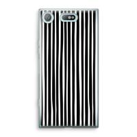Stripes: Sony Xperia XZ1 Compact Transparant Hoesje - thumbnail