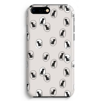 Miauw: iPhone 8 Plus Volledig Geprint Hoesje