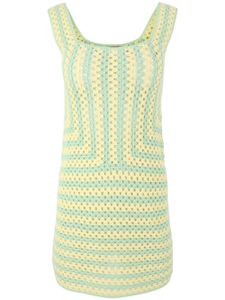 STAUD robe Psychedelic en crochet - Vert