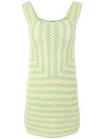 STAUD robe Psychedelic en crochet - Vert