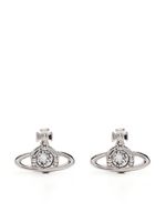 Vivienne Westwood puces d'oreilles Nano Solitaire - Argent