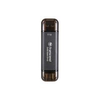 Transcend ts1tesd310c esd310c external ssd, 1tb, usb type-c/ type-a, 10gbps