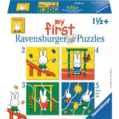 Nijntje puzzels, 2+3+4+5 stukjes