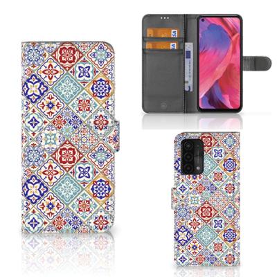OPPO A54 5G | A74 5G | A93 5G | Bookcase | Tiles Color
