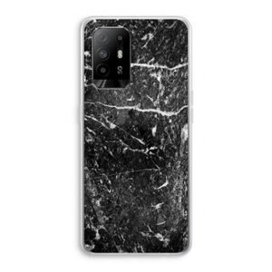 Zwart marmer: Oppo A95 5G Transparant Hoesje