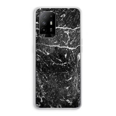Zwart marmer: Oppo A95 5G Transparant Hoesje