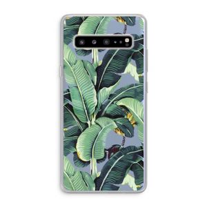 Bananenbladeren: Samsung Galaxy S10 5G Transparant Hoesje