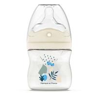 Babyfles tegen koliek - DODIE - 150 ml - Biomimicry speen met meerdere perforaties - 0+ maanden - Flow 1 - Blauw