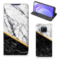 Xiaomi Mi 10T Lite | Standcase | Marmer Wit Zwart - Origineel Cadeau Man