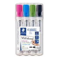 Viltstift Staedtler Lumocolor 351 whiteboard set ÃƒÆ' 4 stuks assorti - thumbnail