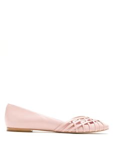 Sarah Chofakian ballerines en cuir Victoria - Rose