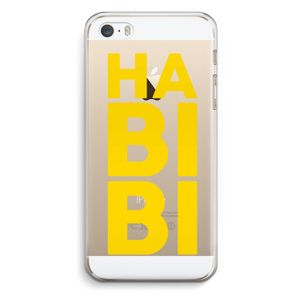 Habibi Majorelle : iPhone 5 / 5S / SE Transparant Hoesje
