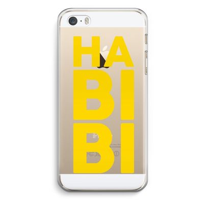 Habibi Majorelle : iPhone 5 / 5S / SE Transparant Hoesje