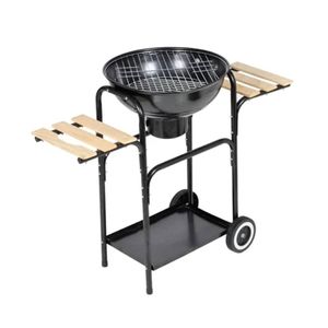 The Living Store Louisiana Kogel Barbecue - 44cm - Houtskool - Regelbare luchttoevoer - Verwijderbare as-pan