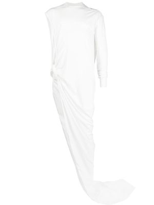 Rick Owens DRKSHDW t-shirt à coupe longue - Blanc