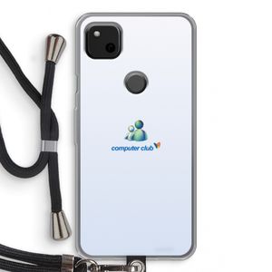 MSN: Pixel 4a Transparant Hoesje met koord
